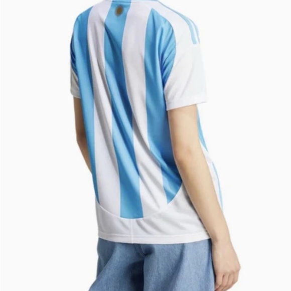 Adidas Women's Sz S Argentina 2022 Jersey Soccer Blue White IP8386 - Picture 3 of 12